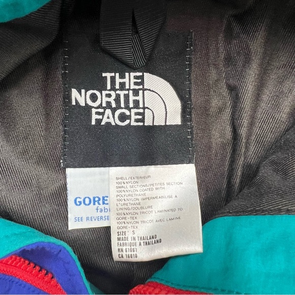 Vintage The North Face men’s veritcal edition gortex color windbreaker S L82-9 - Picture 7 of 7